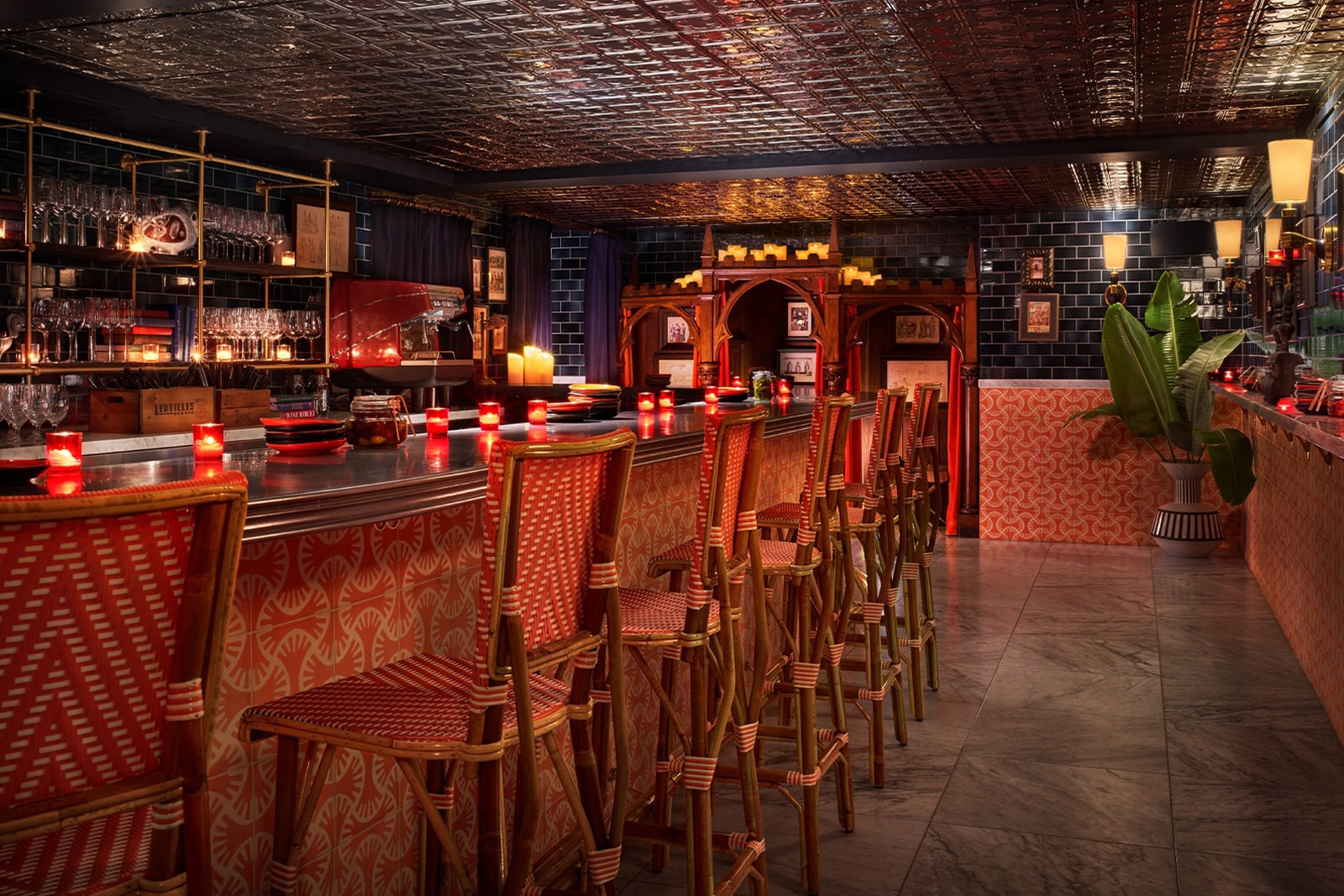 Parker Palm Springs Counter Reformation Bar Setting