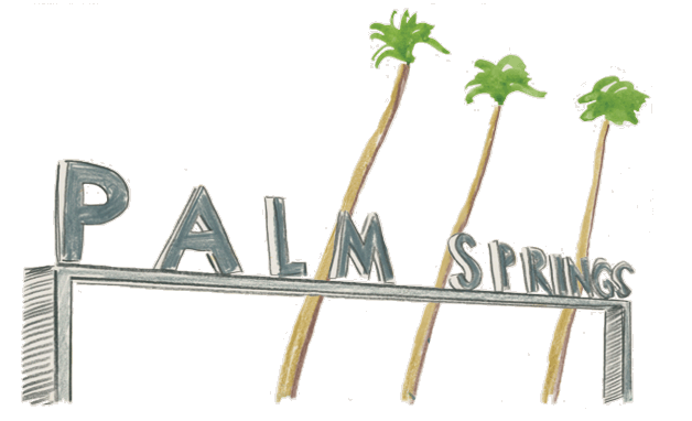 Palm springs sign