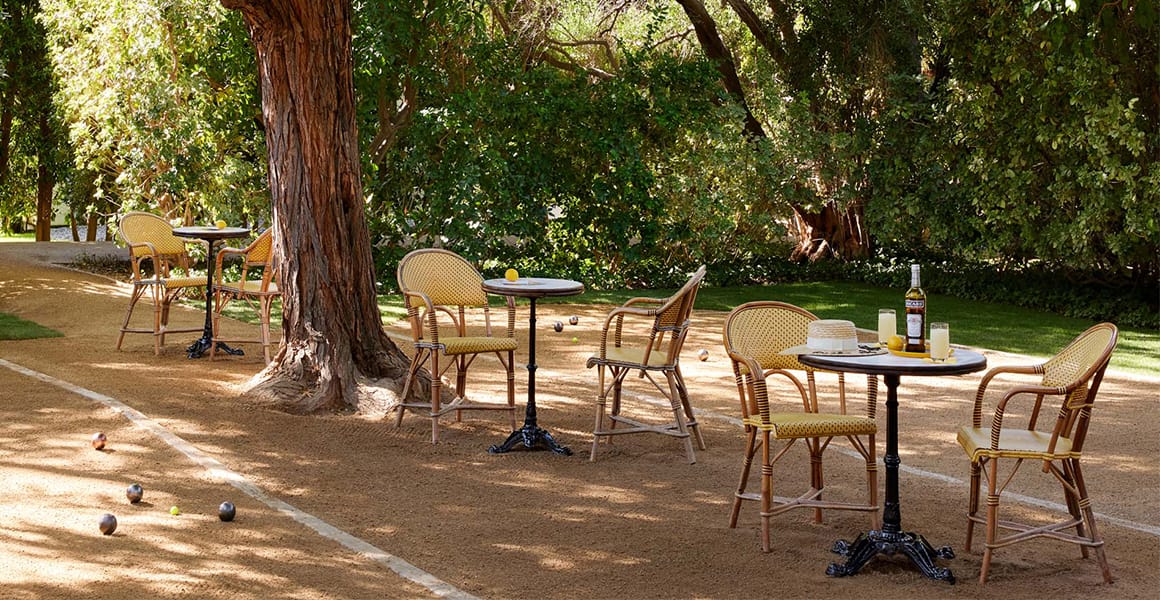 Petanque courts